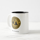 Stadt Buffalo Department of Coffee & Donuts Zweifarbige Tasse (Vorderseite Links)