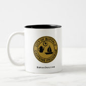 Stadt Buffalo Department of Coffee & Donuts Zweifarbige Tasse (Links)