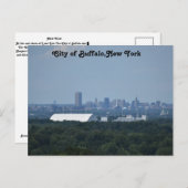 Stadt Buffalo, New York Postkarte (Vorne/Hinten)
