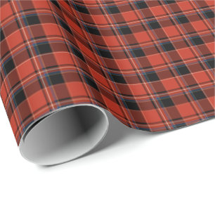 Stadt Calgary Alberta Kanada Tartan Geschenkpapier