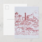 Stadt Callian | Südfrankreich Postkarte (Vorne/Hinten)