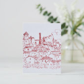 Stadt Callian | Südfrankreich Postkarte (Stehend Vorderseite)