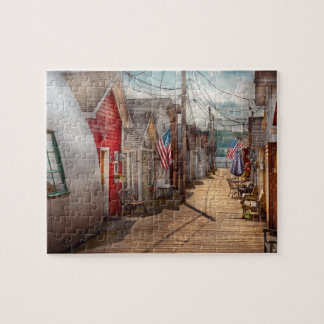 Stadt - Canandaigua, NY - Seemannsliedstadt Puzzle