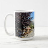 Stadt Canmore in Alberta Kanada Kaffeetasse (Links)