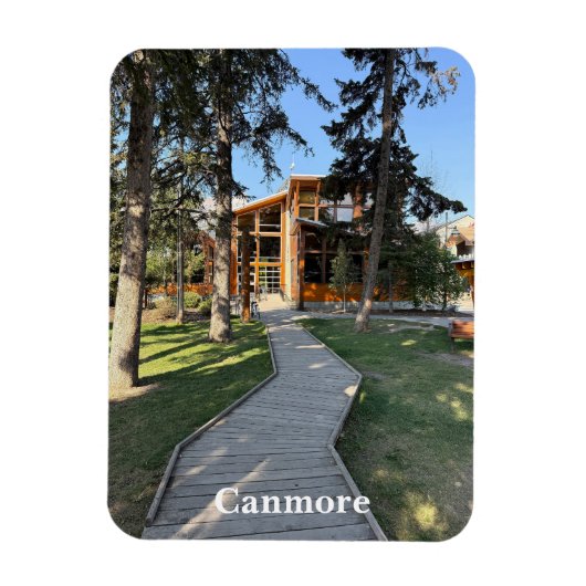 Stadt Canmore in Alberta Kanada Magnet (Vertikal)