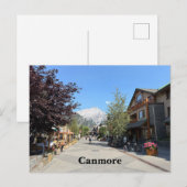 Stadt Canmore in Alberta Kanada Postkarte (Vorne/Hinten)