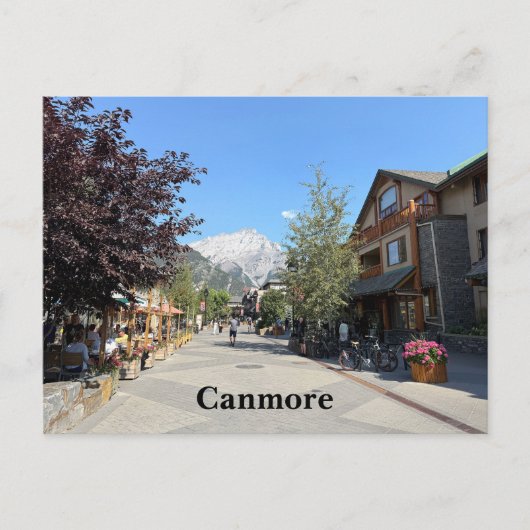 Stadt Canmore in Alberta Kanada Postkarte (Vorderseite)