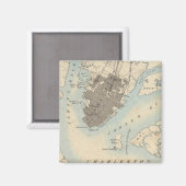 Stadt Charleston, South Carolina Magnet (Vorderseite/Rückseite)
