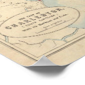 Stadt Charleston, South Carolina Poster (Ecke)