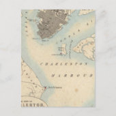 Stadt Charleston, South Carolina Postkarte (Vorderseite)