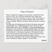 Stadt Chester Postcard Postkarte (Rückseite)