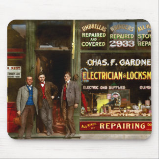 Stadt - Chicago, IL - Alles reparierte 1899 Mousepad