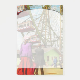 Stadt - Chicago,IL - Das erste Riesenrad 1893 Post-it Klebezettel