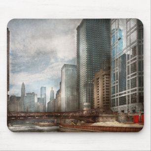 Stadt - Chicago, IL - Eine neue Stadt wird gebaut Mousepad