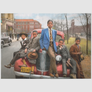 Stadt - Chicago, IL - Ich und die Jungen 1941 Seidenpapier