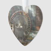 Stadt - Chicago, IL - Luftdruck Ornament (Vorderseite)