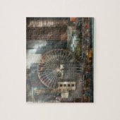 Stadt - Chicago, IL - Luftdruck Puzzle (Vertikal)