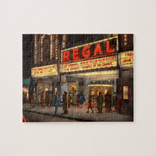 Stadt - Chicago IL - Nachtleben im Regal Theater Puzzle