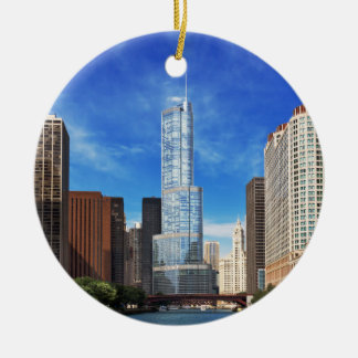 Stadt - Chicago IL - Trump Tower Keramikornament