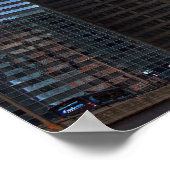 Stadt - Chicago IL - Trump Tower Poster (Ecke)