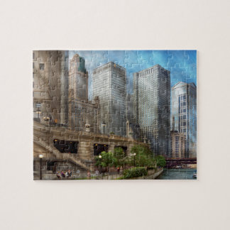 Stadt - Chicago IL - Weiterbestehen eines Vermächt Puzzle