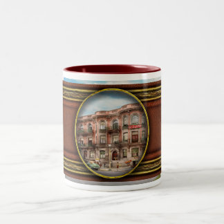 Stadt - Chicago - Park Vista Kitchenette 1941 Zweifarbige Tasse