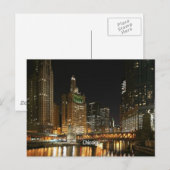 Stadt Chicago Postkarte (Vorne/Hinten)