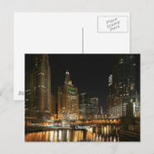Stadt Chicago Postkarte (Vorne/Hinten)