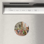 Stadt - Chicago - Shopping Crowds 1940 Magnet (In Situ (Geschirrspüler))