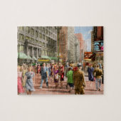 Stadt - Chicago - Shopping Crowds 1940 Puzzle (Horizontal)