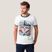 Stadt Chicago T-Shirt (Vorne ganz)