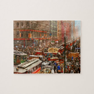 Stadt - Chicago - Verkehrsstaus auf der Dearborn S Puzzle