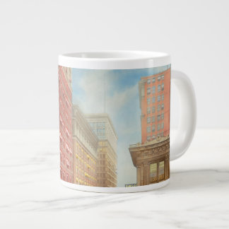 Stadt - Cincinnati, OH - East Fifth und Walnut 191 Jumbo-Tasse