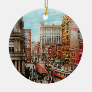 Stadt - Cincinnati, OH - Königstadt 1915 Keramik Ornament