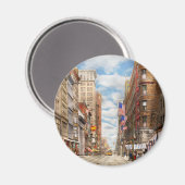 Stadt - Cincinnati, OH - Vierte und Race St 1908 Magnet (Vorderseite/Rückseite)