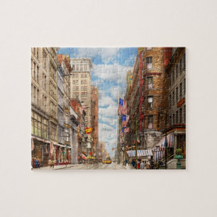 Stadt - Cincinnati, OH - Vierte und Race St 1908 Puzzle