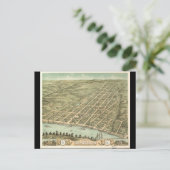 Stadt Clarksville Tennessee (1870) Postkarte (Stehend Vorderseite)