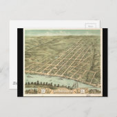 Stadt Clarksville Tennessee (1870) Postkarte (Vorne/Hinten)