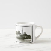 Stadt Cleveland III B&W Espresso Tasse (Rechts)
