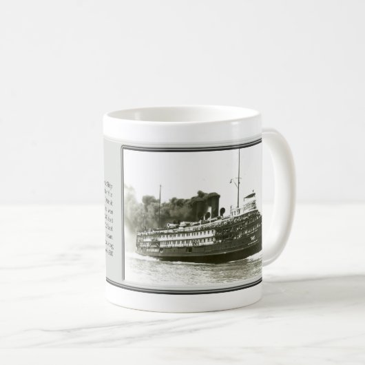 Stadt Cleveland III B&W Tasse (VorderseiteRechts)
