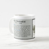 Stadt Cleveland III B&W Tasse (Vorderseite Links)
