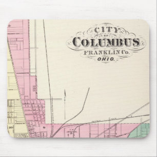 Stadt Columbus, Franklin Landkreis, Ohio Mousepad