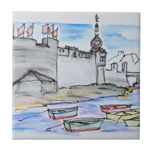 Stadt Concarneau   Finistere, Bretagne Fliese