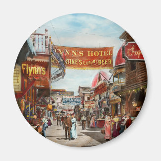 Stadt - Coney Island NY - Bowery Beer 1903 Magnet