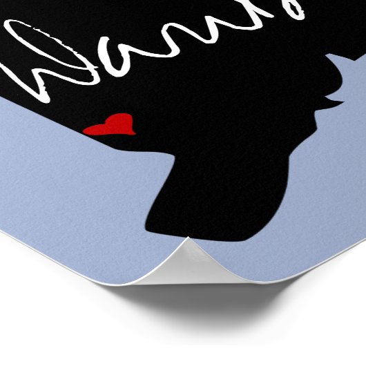 Stadt Connecticut Poster (Ecke)