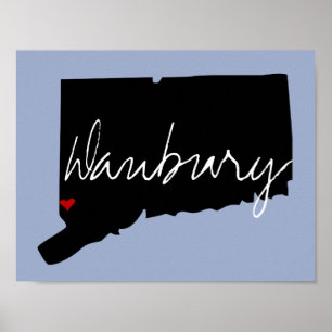 Stadt Connecticut Poster