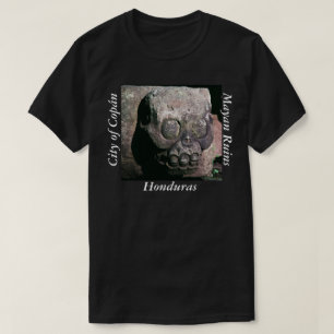 Stadt Copan des Mayaruine-Fotos entworfen T-Shirt