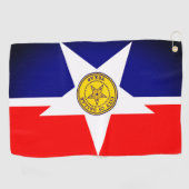 Stadt Dallas, Texas Golf Handtuch (Horizontal)