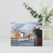 Stadt Danzig in Polen Postkarte (Stehend Vorderseite)