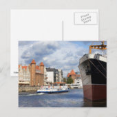 Stadt Danzig in Polen Postkarte (Vorne/Hinten)